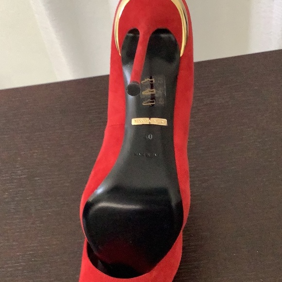 Roberto Cavalli high heels shoes, sz 40, color red - Picture 4 of 4